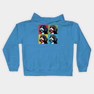 Portuguese Water Dog Pop Art - Dog Lover Gifts Kids Hoodie